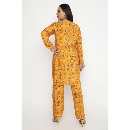 Neha Mehra Orange Killa Embroidered Kurta and Pant (Set of 2)