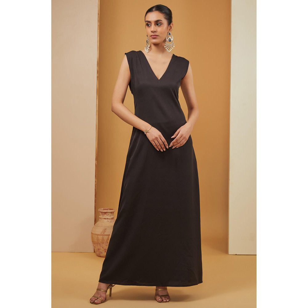 Neha Khullar Black Kaftan Dress