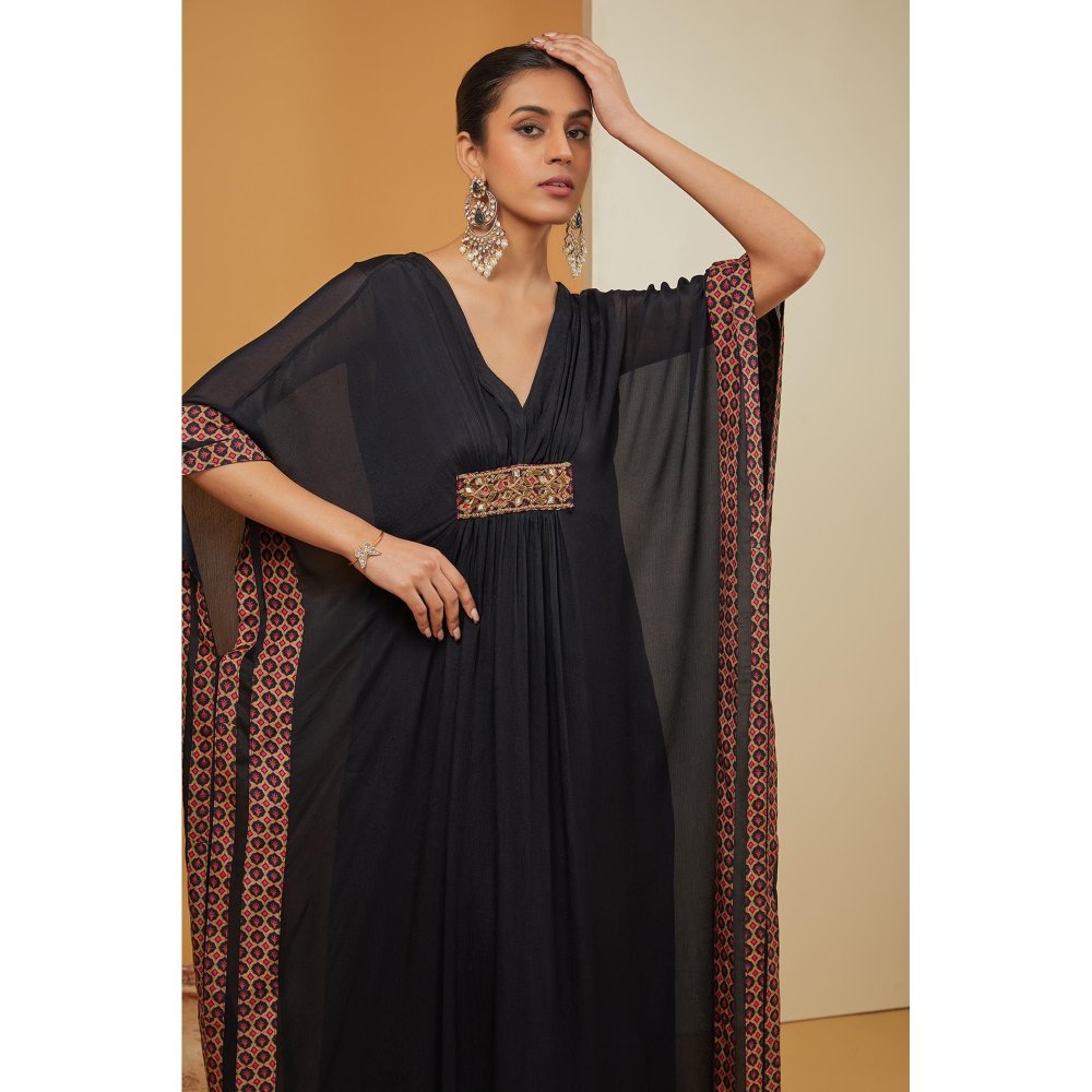 Neha Khullar Black Kaftan Dress