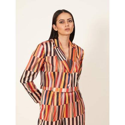 Neha Tarun Multi-Color Digital Printed Co-Ord (Set of 2)