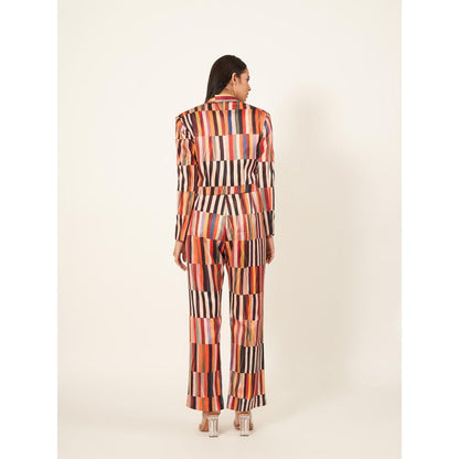 Neha Tarun Multi-Color Digital Printed Co-Ord (Set of 2)