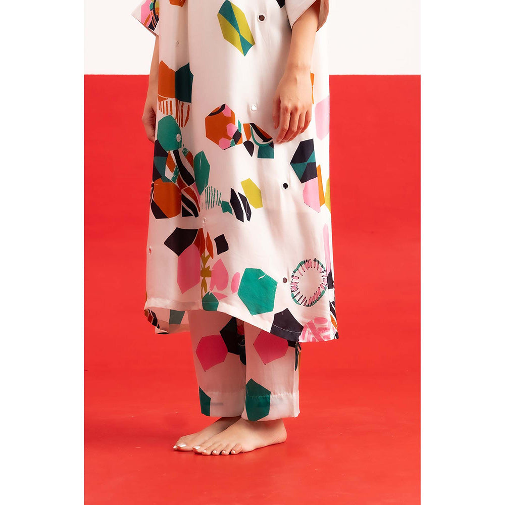NEHER Mosa White Co-Ord Set