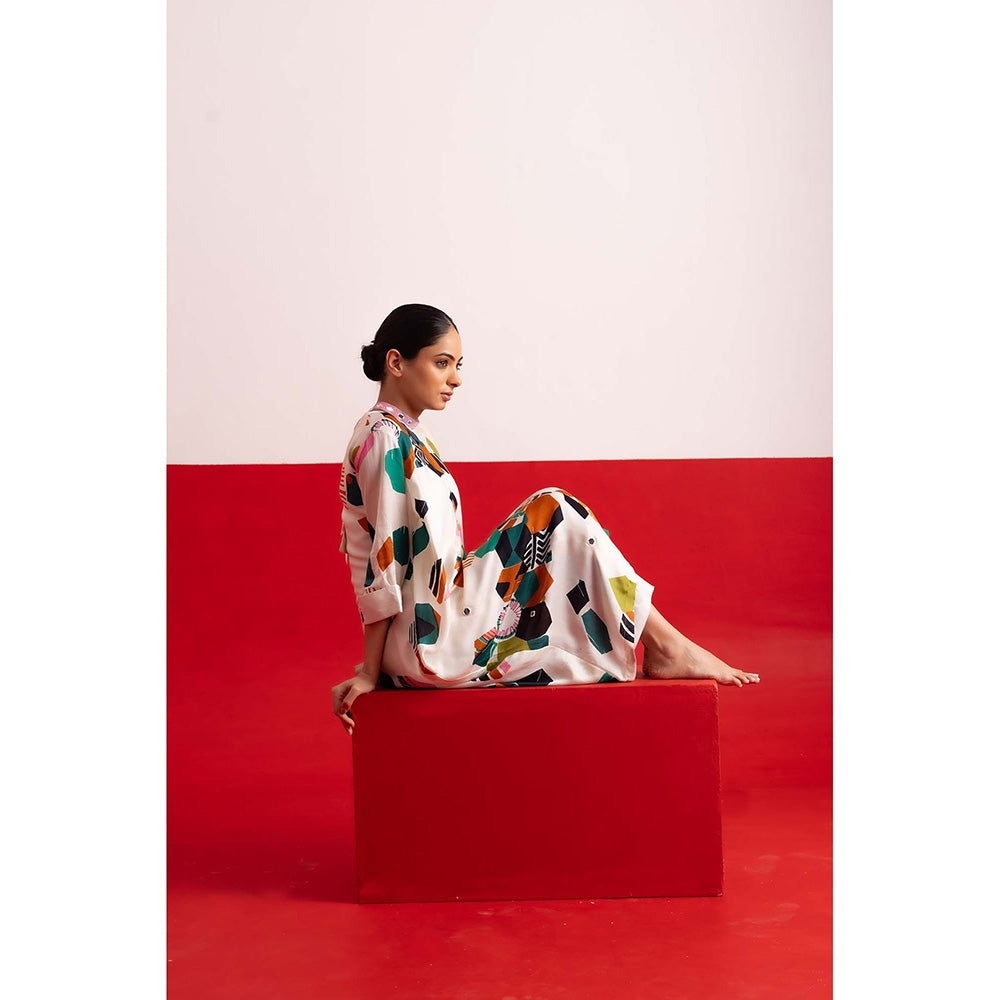NEHER Mosa White Co-Ord Set