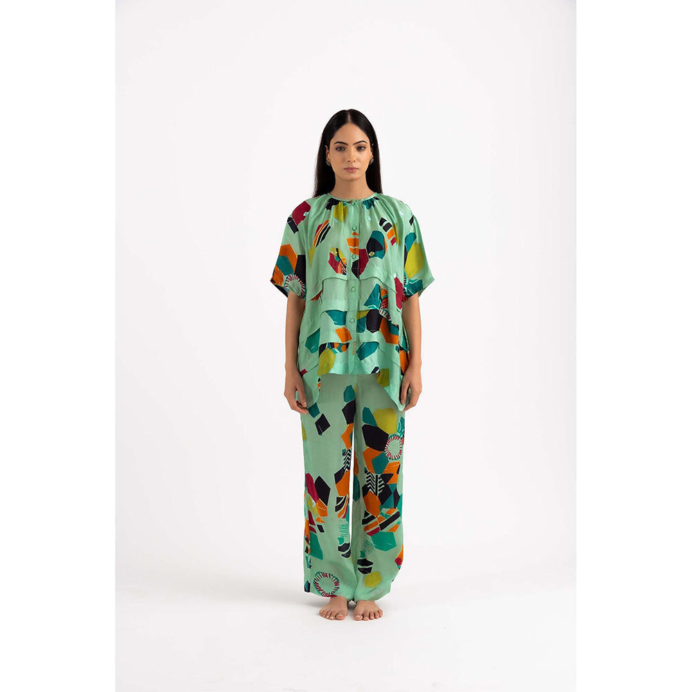 NEHER Mosa Green Co-Ord Set