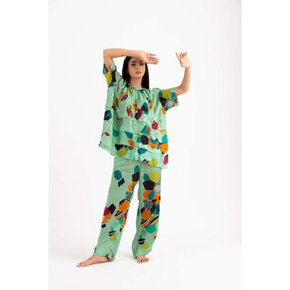 NEHER Mosa Green Co-Ord Set