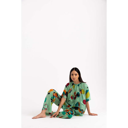 NEHER Mosa Green Co-Ord Set