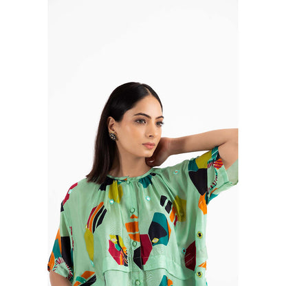 NEHER Mosa Green Co-Ord Set