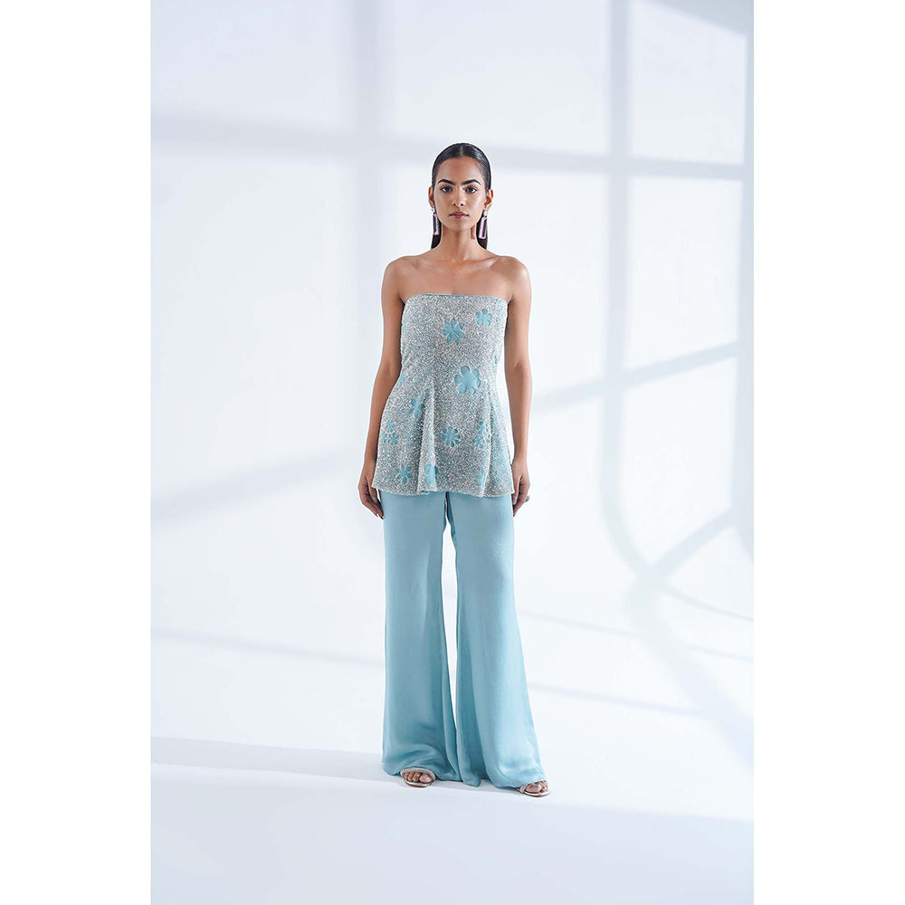 Nidhi Gupta Designs Blue Serene Co-Ord (Set of 2)