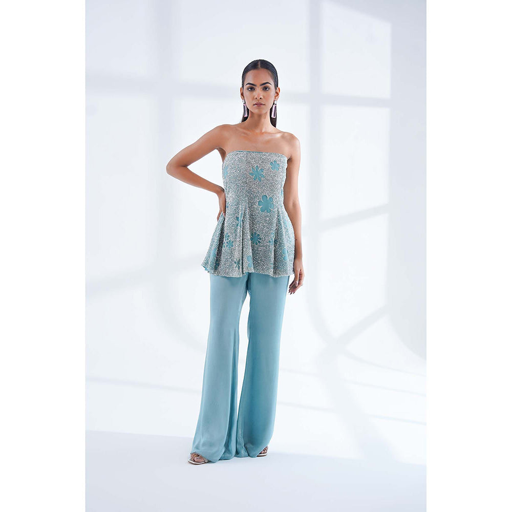 Nidhi Gupta Designs Blue Serene Co-Ord (Set of 2)