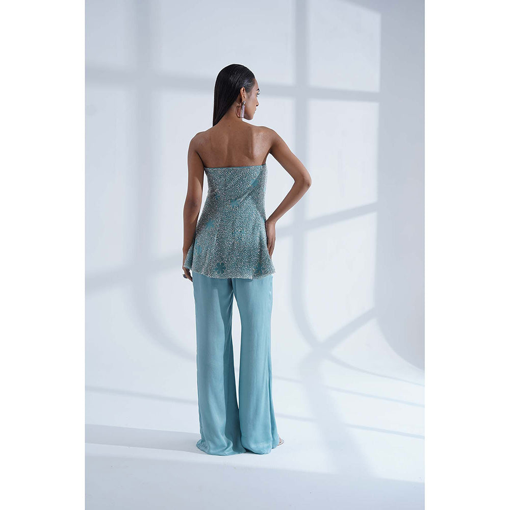 Nidhi Gupta Designs Blue Serene Co-Ord (Set of 2)