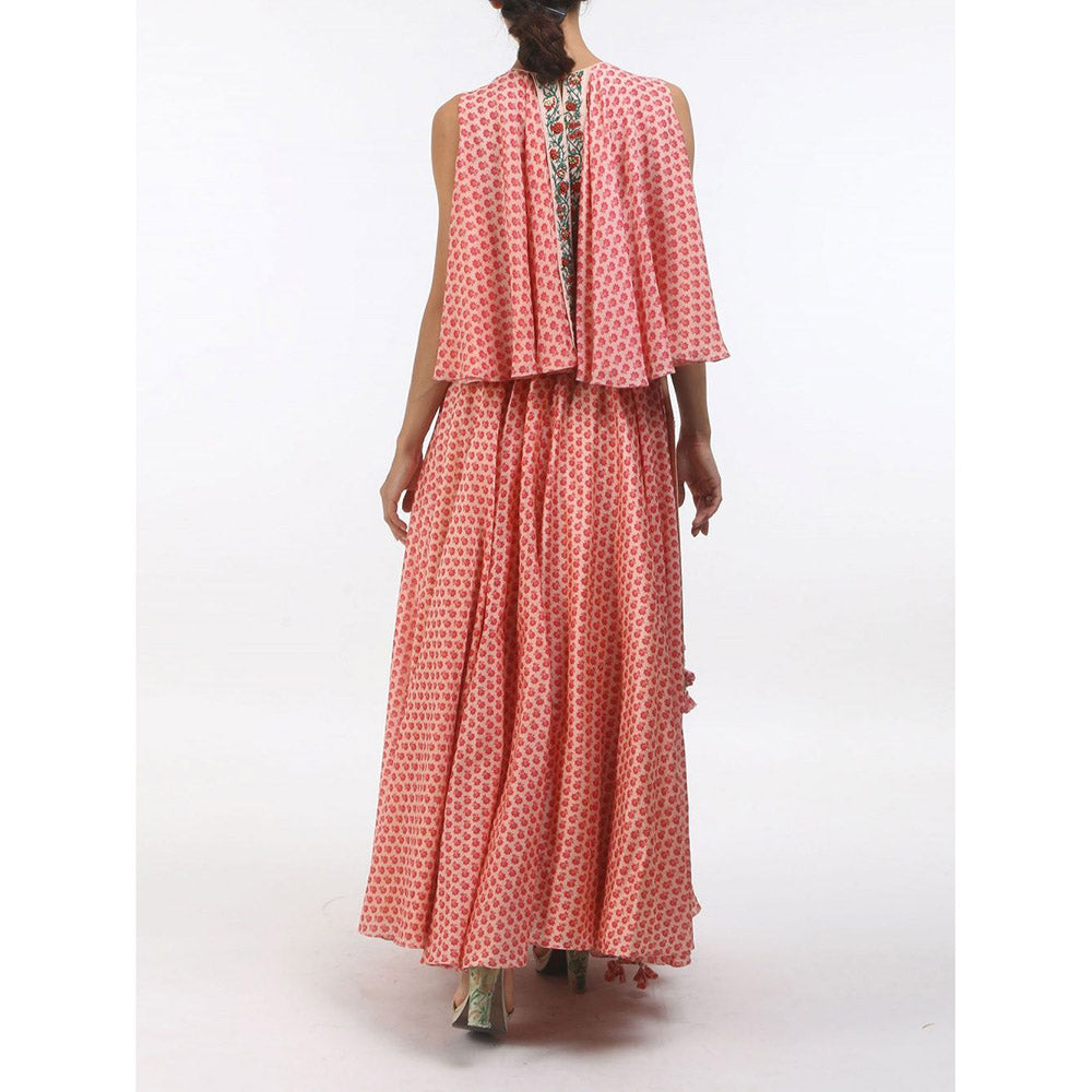 Nikasha Bloom Chanderi Lehenga