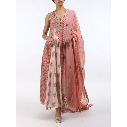 Nikasha Bloom Crepe & Dupatta kota Dora Salwar Suit