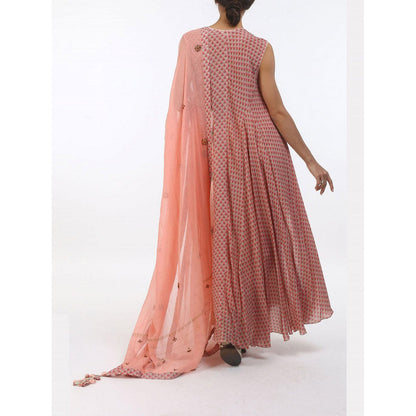 Nikasha Bloom Crepe & Dupatta kota Dora Salwar Suit