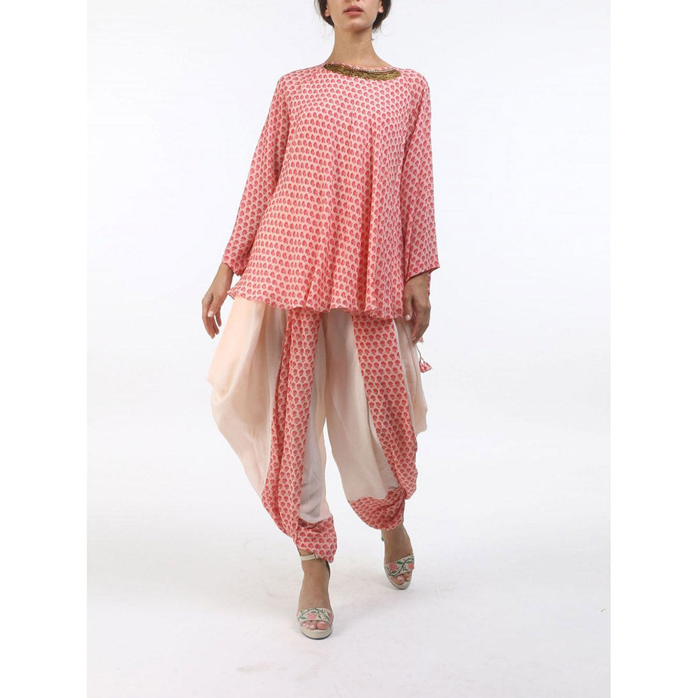 Nikasha Bloom Salmon Crepe Salwar Suit