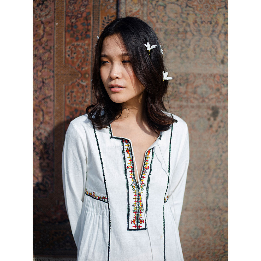 Nikasha Bulbul Hand Embroidered Dress
