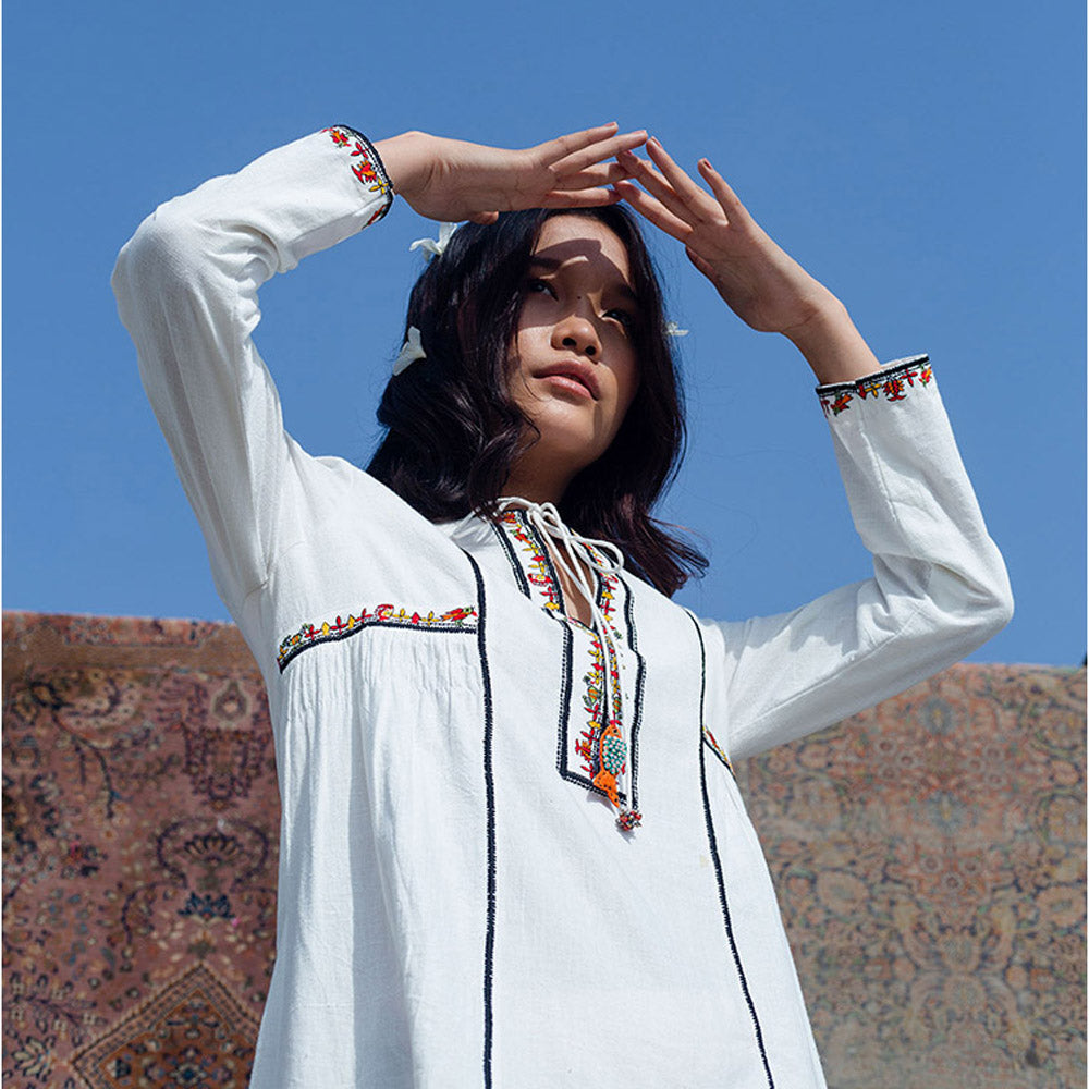 Nikasha Bulbul Hand Embroidered Dress