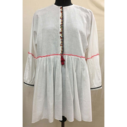 Nikasha Bulbul Dress With Exposed Gathered