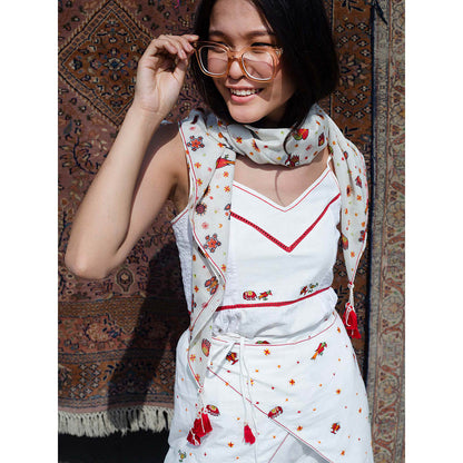 Nikasha Bulbul Embroidered Wrap-Pant