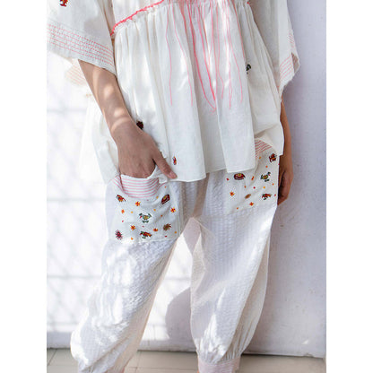 Nikasha Bulbul Pocket Embroidered Pant