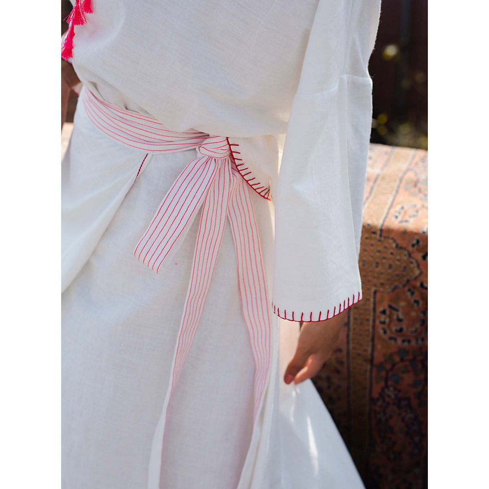 Nikasha Bulbul Embroidered Wrap-Skirt