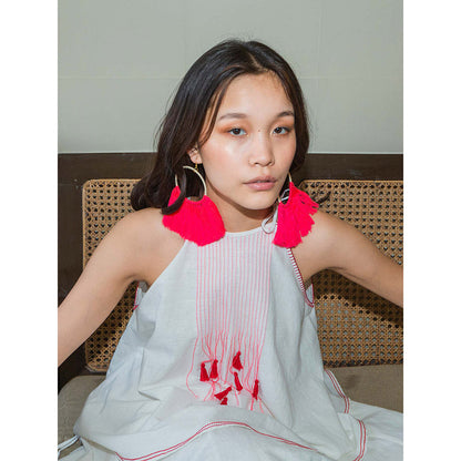 Nikasha Bulbul Cotton Halter Top