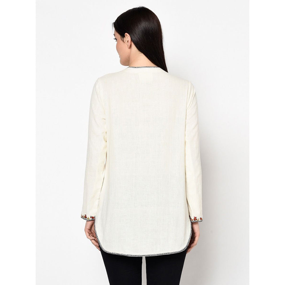 Nikasha Bulbul Top With Apple Cut Hem