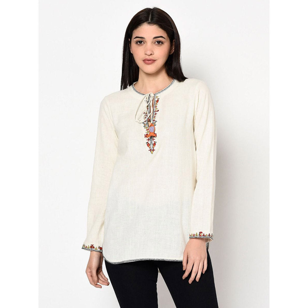 Nikasha Bulbul Top With Apple Cut Hem