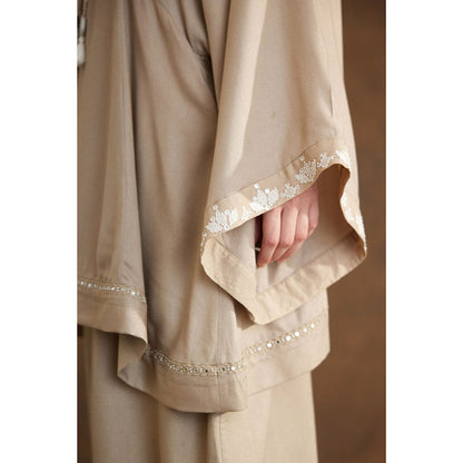 Nikasha Fawn Applique Embroidered Kaftan (Set of 2)