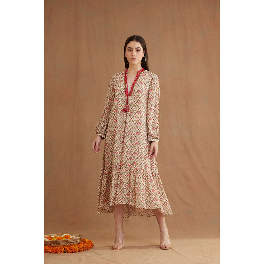 Nikasha Bespoke Hand Mirror Work Dress