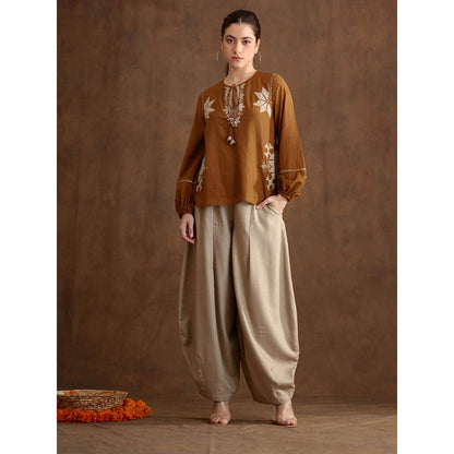 Nikasha Fawn Baggy Pant