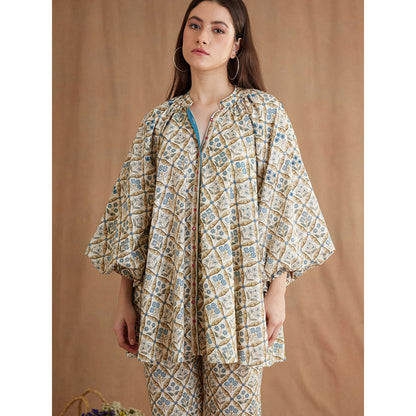 Nikasha Bespoke Gathered Neck Shirt Dress
