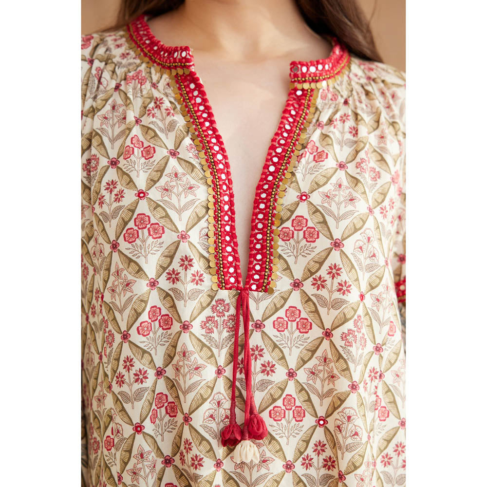 Nikasha Bespoke Mughal Print Co-Ord (Set of 2)