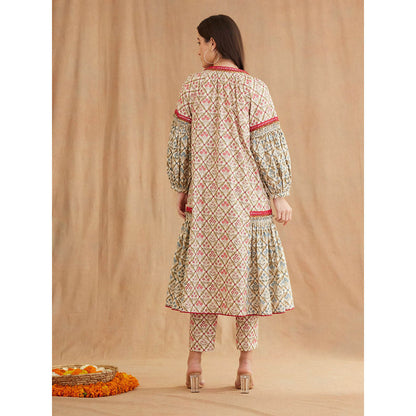 Nikasha Bespoke Mughal Print Co-Ord (Set of 2)