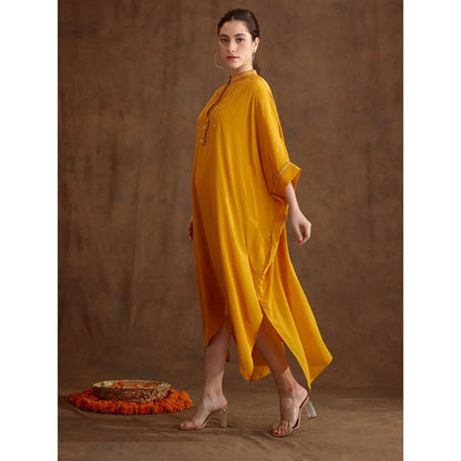 Nikasha Ochre Kaftan Dress