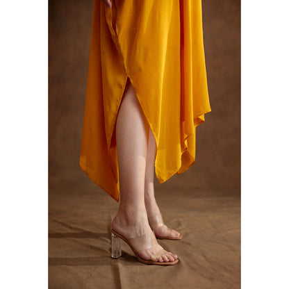 Nikasha Ochre Kaftan Dress
