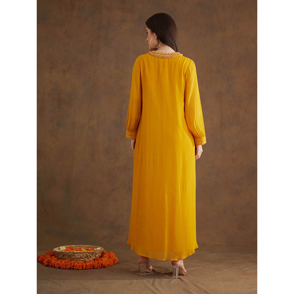 Nikasha Ochre Maxi Dress