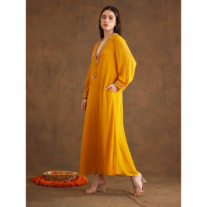 Nikasha Ochre Maxi Dress