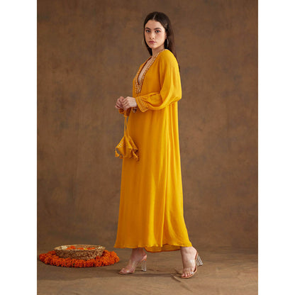 Nikasha Ochre Maxi Dress