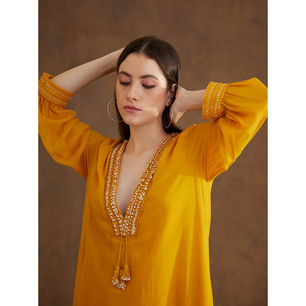Nikasha Ochre Maxi Dress