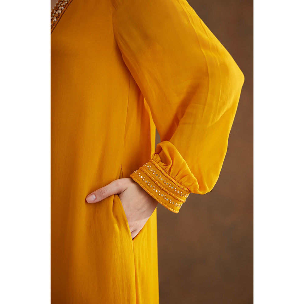 Nikasha Ochre Maxi Dress