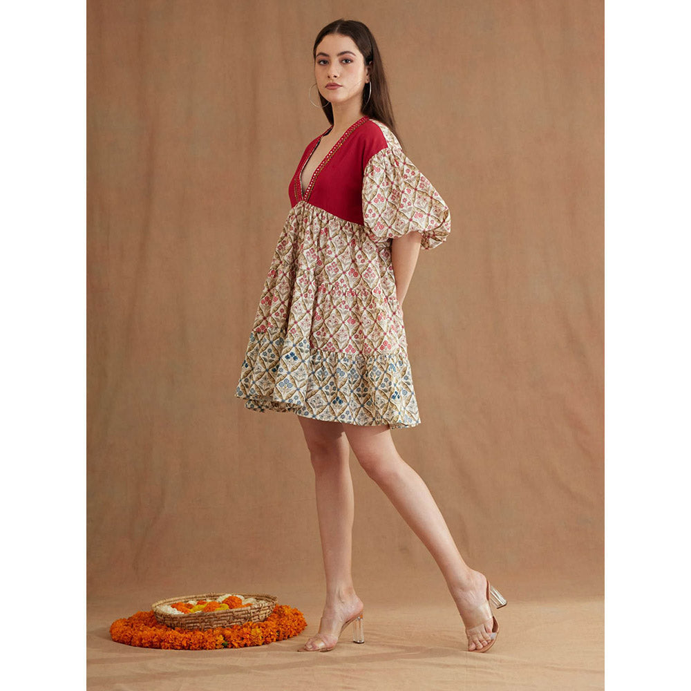 Nikasha Bespoke Hand Embellished Tier Dress