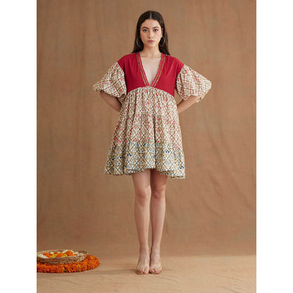 Nikasha Bespoke Hand Embellished Tier Dress