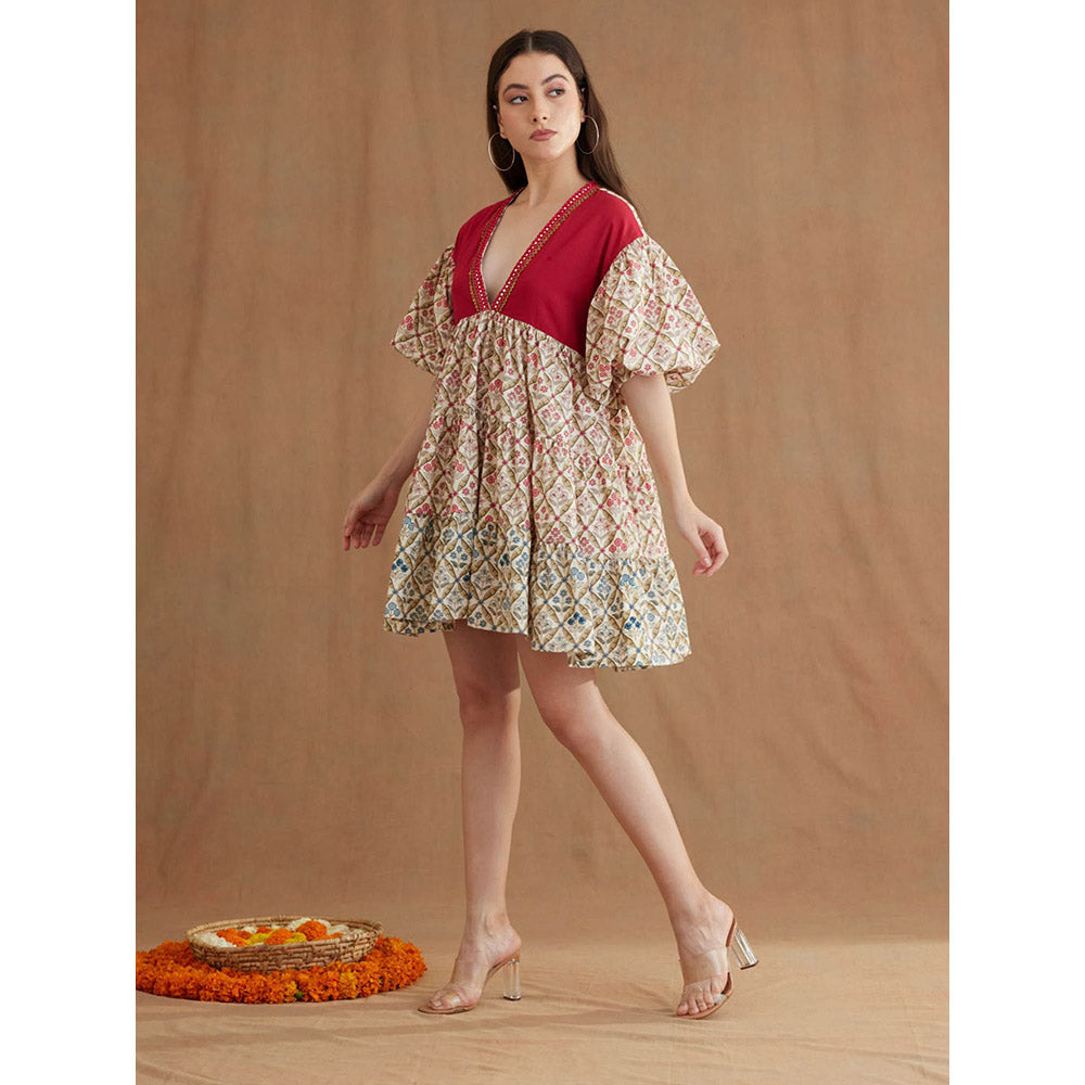 Nikasha Bespoke Hand Embellished Tier Dress