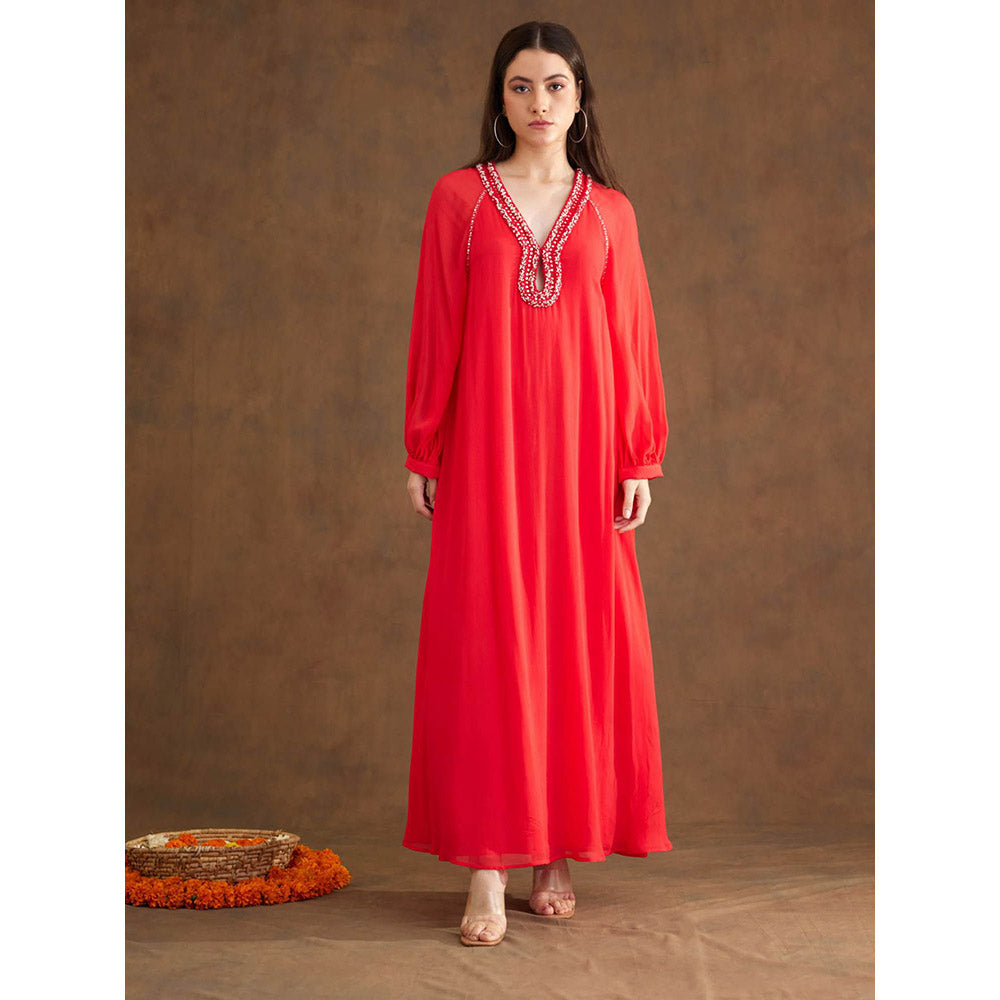 Nikasha Red Maxi Dress