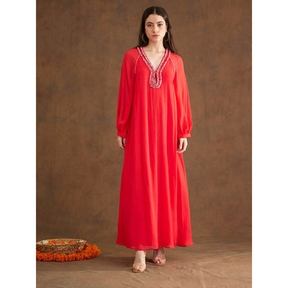 Nikasha Red Maxi Dress