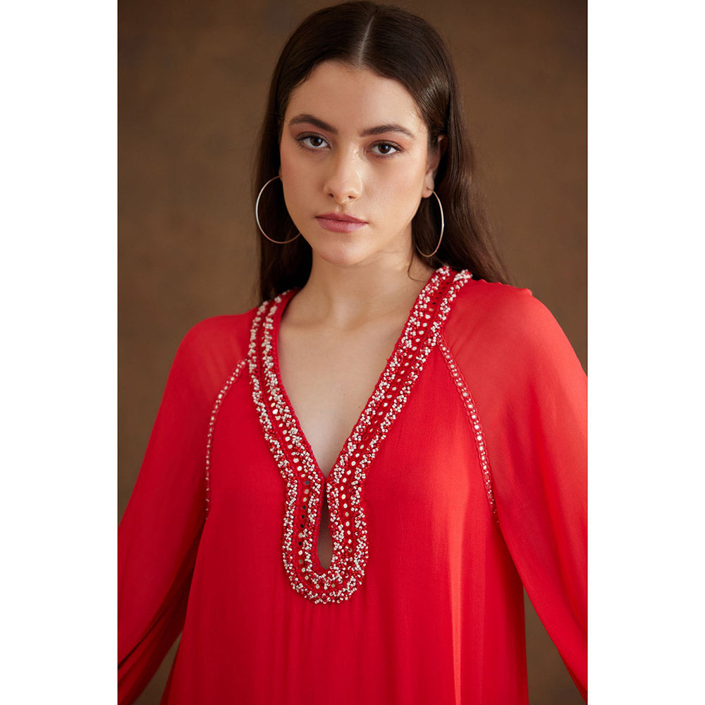 Nikasha Red Maxi Dress