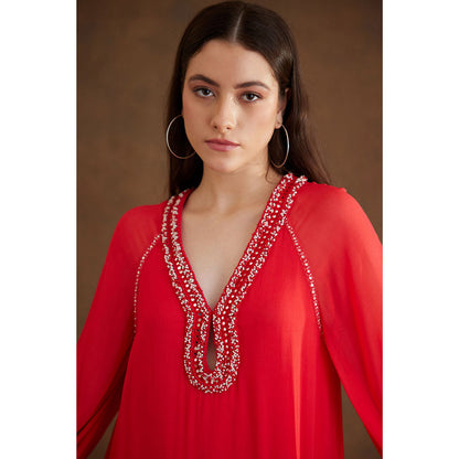 Nikasha Red Maxi Dress