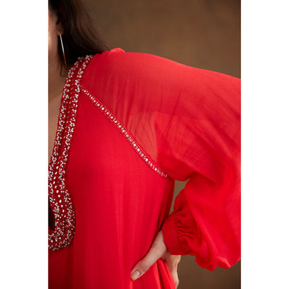 Nikasha Red Maxi Dress