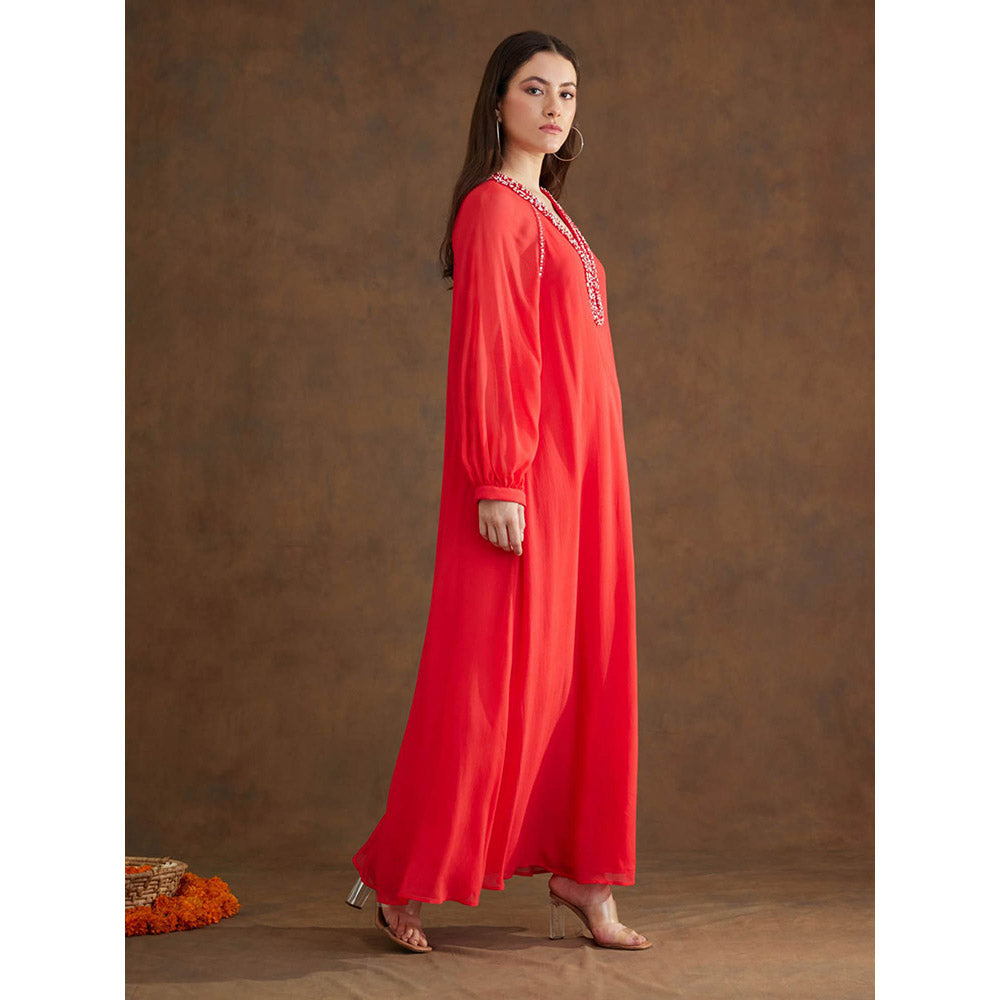 Nikasha Red Maxi Dress