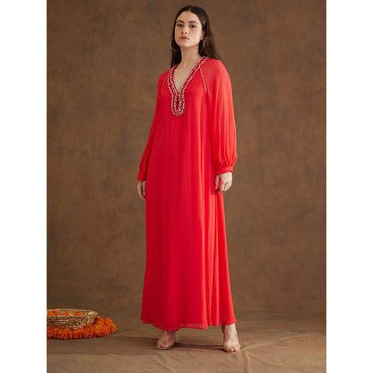 Nikasha Red Maxi Dress